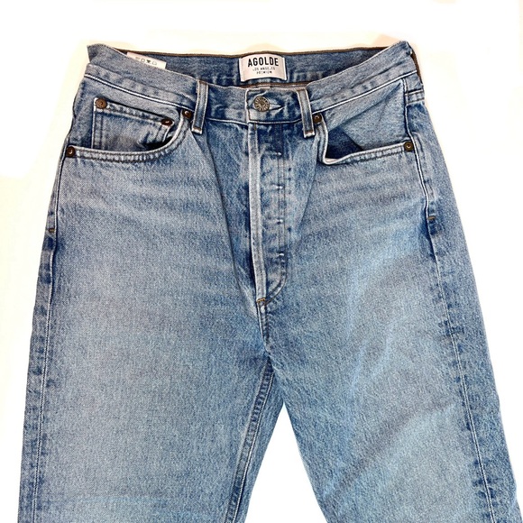AGOLDE Riley High Rise Straight Crop Jeans Size 27 - Picture 7 of 15